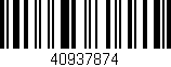 Código de barras (EAN, GTIN, SKU, ISBN): '40937874'