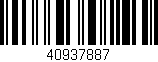 Código de barras (EAN, GTIN, SKU, ISBN): '40937887'