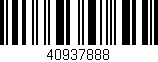 Código de barras (EAN, GTIN, SKU, ISBN): '40937888'