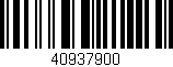 Código de barras (EAN, GTIN, SKU, ISBN): '40937900'