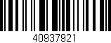 Código de barras (EAN, GTIN, SKU, ISBN): '40937921'