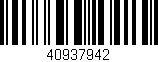 Código de barras (EAN, GTIN, SKU, ISBN): '40937942'