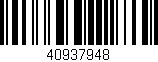 Código de barras (EAN, GTIN, SKU, ISBN): '40937948'