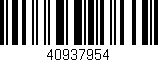 Código de barras (EAN, GTIN, SKU, ISBN): '40937954'
