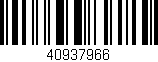 Código de barras (EAN, GTIN, SKU, ISBN): '40937966'