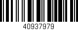 Código de barras (EAN, GTIN, SKU, ISBN): '40937979'
