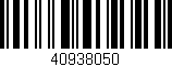Código de barras (EAN, GTIN, SKU, ISBN): '40938050'