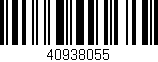 Código de barras (EAN, GTIN, SKU, ISBN): '40938055'