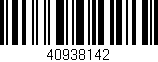 Código de barras (EAN, GTIN, SKU, ISBN): '40938142'