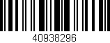 Código de barras (EAN, GTIN, SKU, ISBN): '40938296'