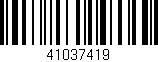 Código de barras (EAN, GTIN, SKU, ISBN): '41037419'