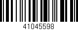 Código de barras (EAN, GTIN, SKU, ISBN): '41045598'