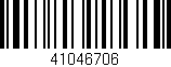 Código de barras (EAN, GTIN, SKU, ISBN): '41046706'