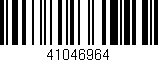 Código de barras (EAN, GTIN, SKU, ISBN): '41046964'