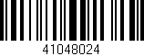 Código de barras (EAN, GTIN, SKU, ISBN): '41048024'