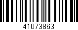 Código de barras (EAN, GTIN, SKU, ISBN): '41073863'