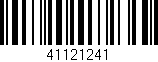 Código de barras (EAN, GTIN, SKU, ISBN): '41121241'