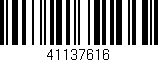 Código de barras (EAN, GTIN, SKU, ISBN): '41137616'