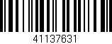 Código de barras (EAN, GTIN, SKU, ISBN): '41137631'