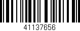 Código de barras (EAN, GTIN, SKU, ISBN): '41137656'