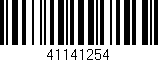 Código de barras (EAN, GTIN, SKU, ISBN): '41141254'