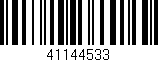 Código de barras (EAN, GTIN, SKU, ISBN): '41144533'