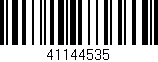 Código de barras (EAN, GTIN, SKU, ISBN): '41144535'