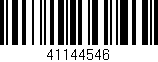 Código de barras (EAN, GTIN, SKU, ISBN): '41144546'