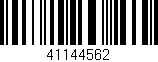 Código de barras (EAN, GTIN, SKU, ISBN): '41144562'
