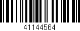 Código de barras (EAN, GTIN, SKU, ISBN): '41144564'