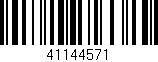 Código de barras (EAN, GTIN, SKU, ISBN): '41144571'