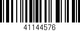 Código de barras (EAN, GTIN, SKU, ISBN): '41144576'