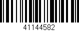 Código de barras (EAN, GTIN, SKU, ISBN): '41144582'