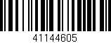 Código de barras (EAN, GTIN, SKU, ISBN): '41144605'