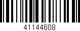 Código de barras (EAN, GTIN, SKU, ISBN): '41144608'