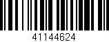 Código de barras (EAN, GTIN, SKU, ISBN): '41144624'