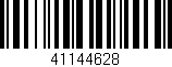 Código de barras (EAN, GTIN, SKU, ISBN): '41144628'