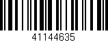 Código de barras (EAN, GTIN, SKU, ISBN): '41144635'