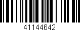 Código de barras (EAN, GTIN, SKU, ISBN): '41144642'