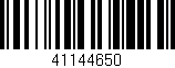 Código de barras (EAN, GTIN, SKU, ISBN): '41144650'