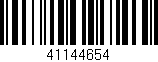 Código de barras (EAN, GTIN, SKU, ISBN): '41144654'