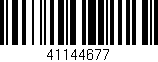 Código de barras (EAN, GTIN, SKU, ISBN): '41144677'