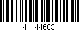 Código de barras (EAN, GTIN, SKU, ISBN): '41144683'
