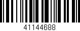 Código de barras (EAN, GTIN, SKU, ISBN): '41144688'