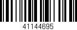 Código de barras (EAN, GTIN, SKU, ISBN): '41144695'