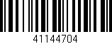 Código de barras (EAN, GTIN, SKU, ISBN): '41144704'
