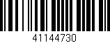 Código de barras (EAN, GTIN, SKU, ISBN): '41144730'