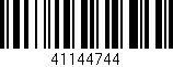 Código de barras (EAN, GTIN, SKU, ISBN): '41144744'