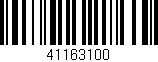 Código de barras (EAN, GTIN, SKU, ISBN): '41163100'