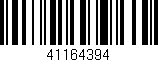 Código de barras (EAN, GTIN, SKU, ISBN): '41164394'